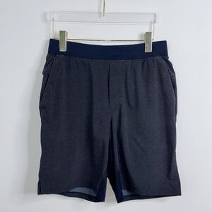 Lululemon Men’s Shorts Blue Sz M T. H. E. 9 Inch Inseam Athletic Gym Lined